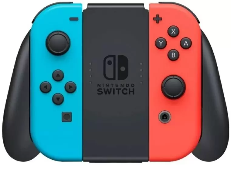 Игровая приставка Nintendo Switch V2, красный/синий