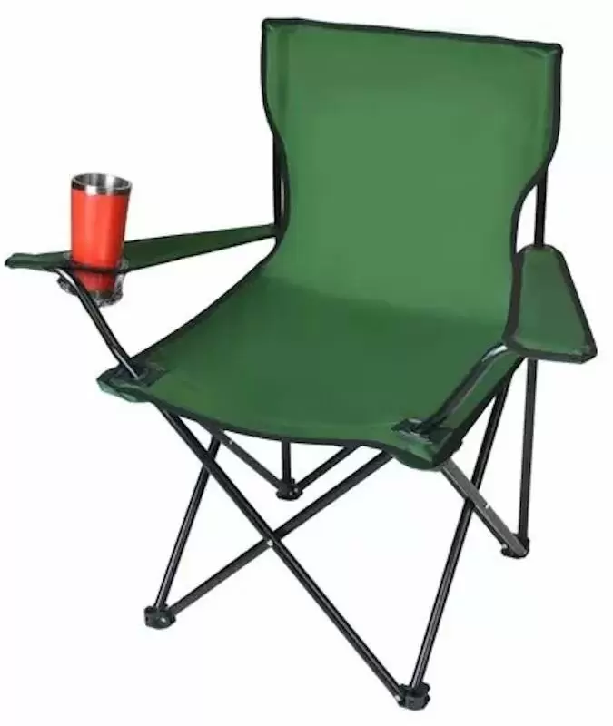 Scaun pliant pentru camping Trizand K23676, verde