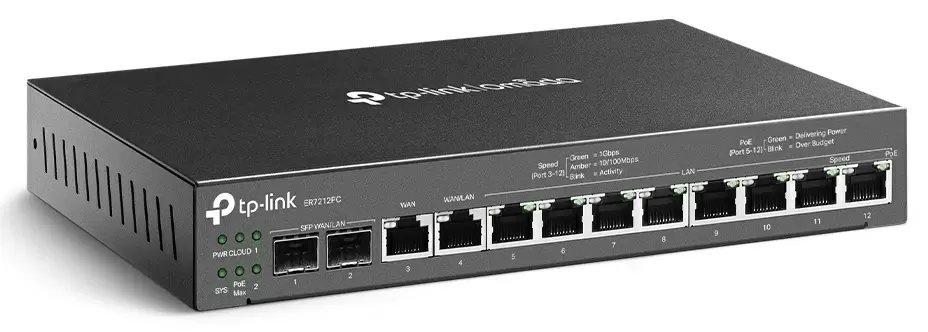 Router TP-Link ER7212PC, negru
