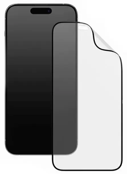 Защитное стекло RhinoShield 3D Impact Screen Protector for iPhone 15 Privacy Alignment Frame Black