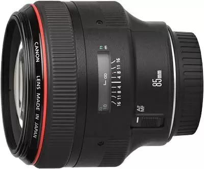 Obiectiv Canon EF 85mm f/1.2L II USM, negru