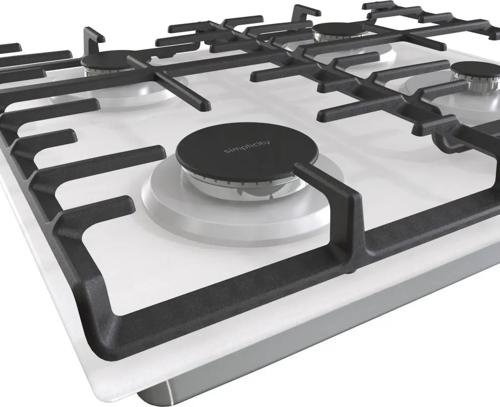 Plită incorporabilă cu gaz Gorenje GT 642 SYW, alb