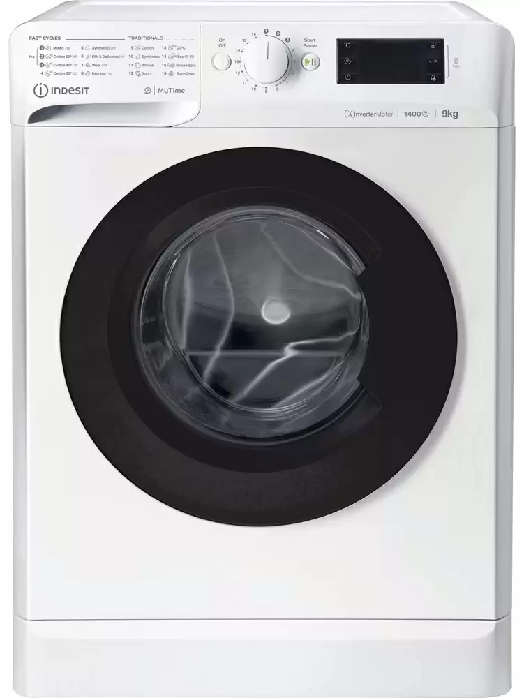 Maşină de spălat rufe Indesit MTWE 91495 WK, alb