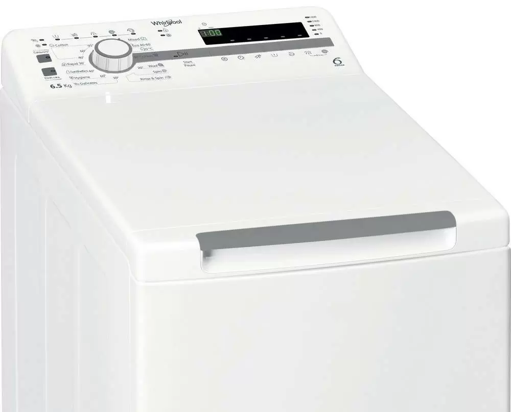 Maşină de spălat rufe Whirlpool TDLR 65230SS, alb