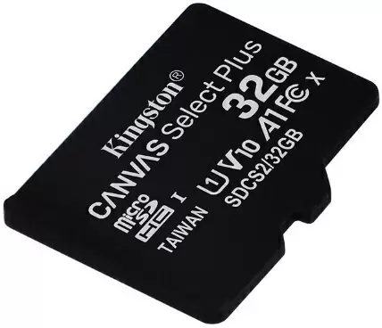 Card de memorie flash Kingston Canvas Select Plus microSD Class10 A1 UHS-I, 32GB