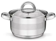 Кастрюля Tadar Roger II 2.4L, нержавеющая сталь на tehnoparc.md Кастрюля Tadar Roger II 2.4L, нержавеющая сталь