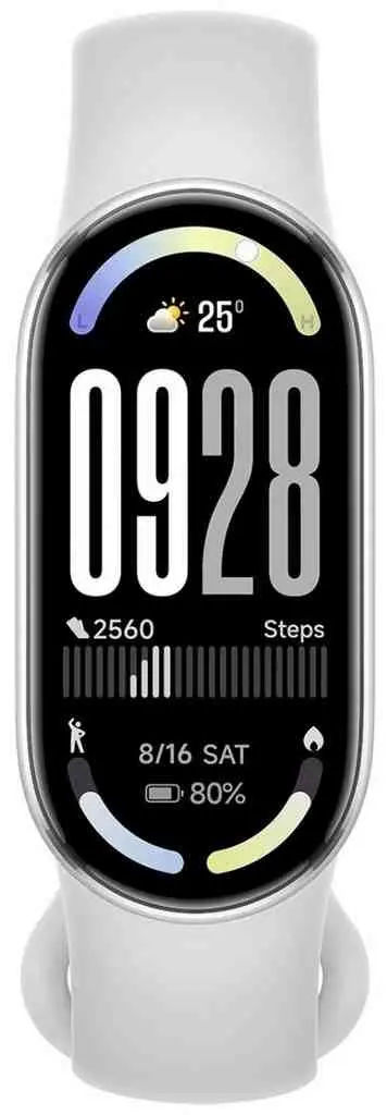 Фитнес браслет Xiaomi Smart Band 10, серебристый
