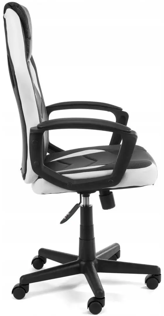 Scaun gaming Akord F4G FG-19, alb/negru pe tehnoparc.md Scaun gaming Akord F4G FG-19, alb/negru