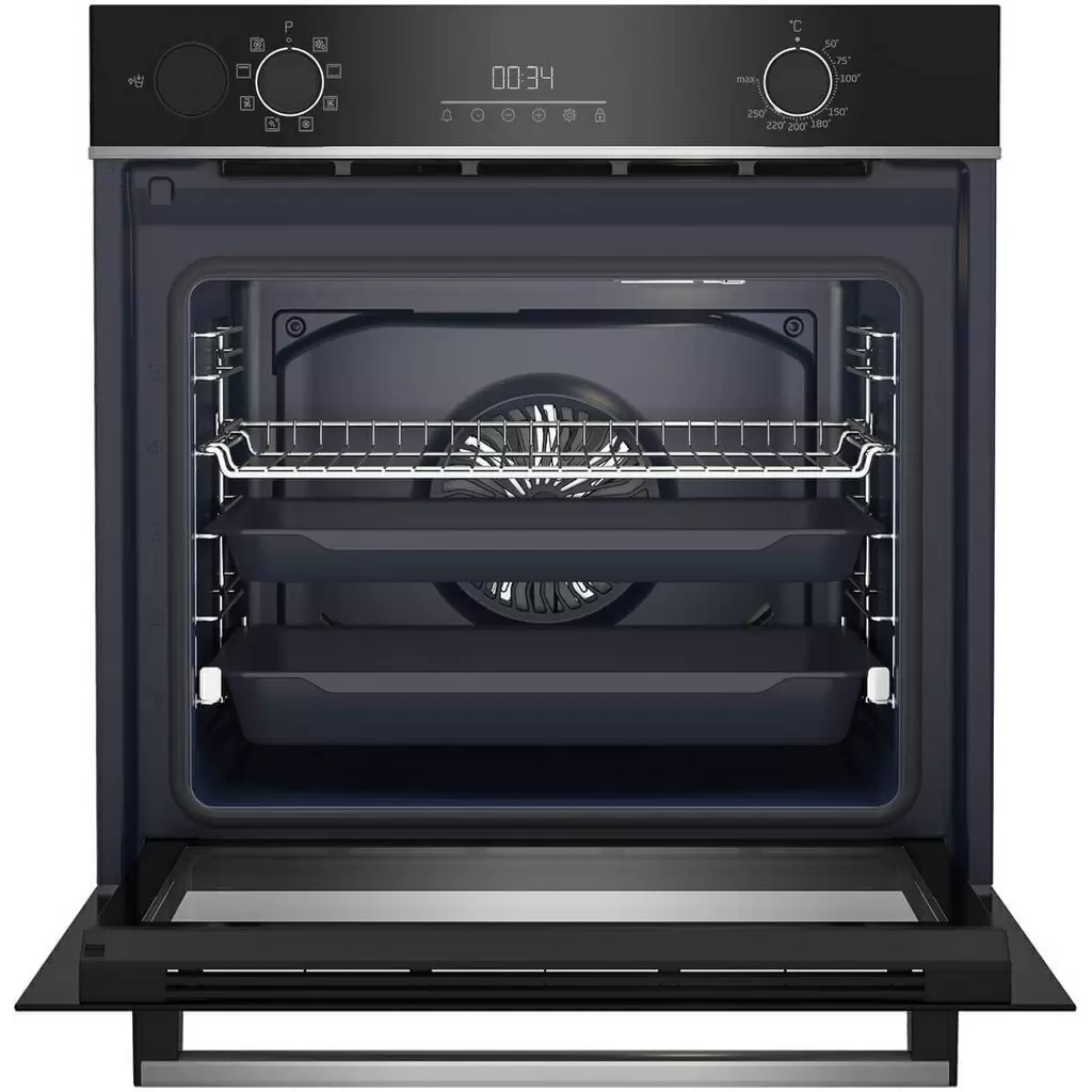 Электрический духовой шкаф Beko BBIS13300XMSE, черный/нержавеющая сталь