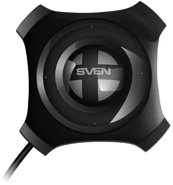 Разветвитель Sven HB-432, черный