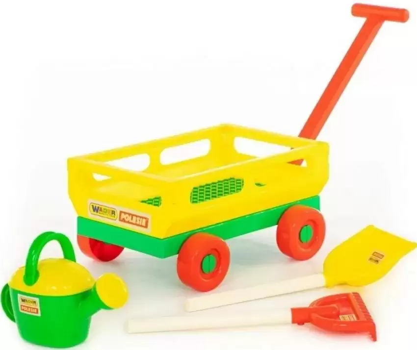 Set jucării LeanToys 43cm, verde/galben