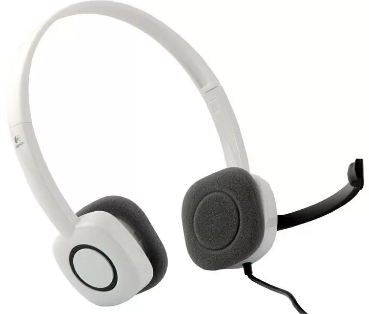 Căşti Logitech Stereo Headset H150, alb