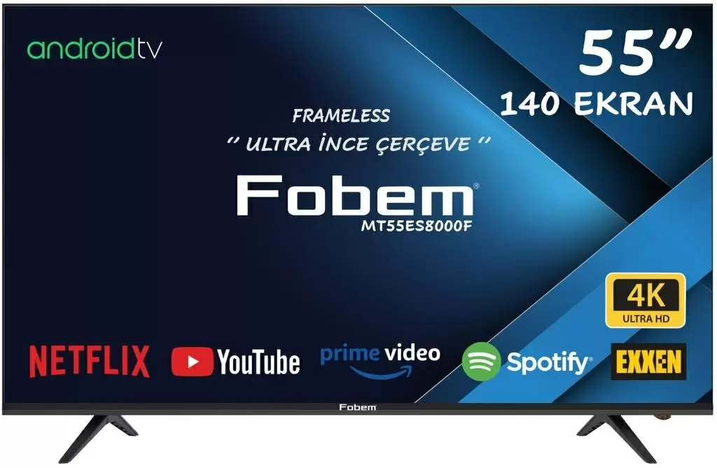 Телевизор Fobem MT55ES8000F, черный