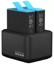 Зарядное устройство GoPro Dual Battery Charger + Battery HERO9, черный