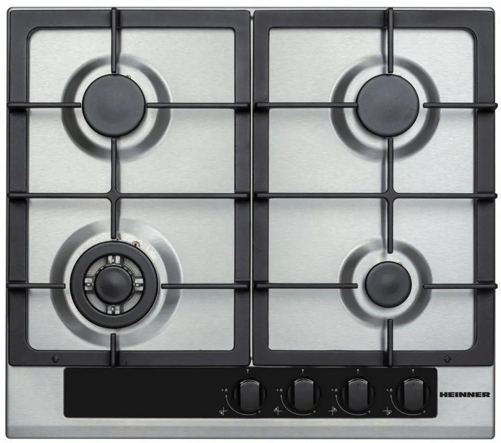 Plită incorporabilă cu gaz Heinner HBH-V4IWFFCIX, inox