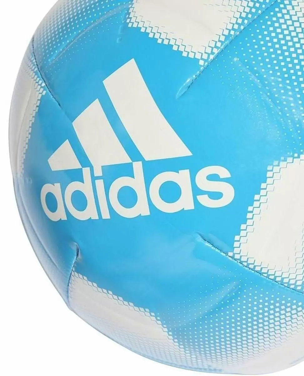 Мяч футбольный Adidas EPP HT2458 R.5, белый/голубой