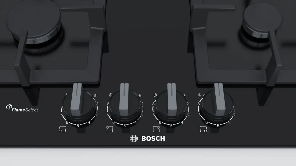 Газовая панель Bosch PPP6A6B20, черный