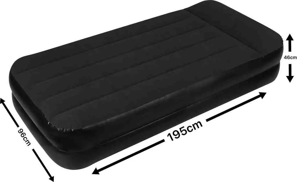 Pat gonflabil Avenli 24017EU, negru
