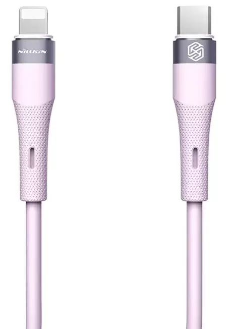 Cablu USB Nillkin Flowspeed Type-C to Lightning 1.2m, roz