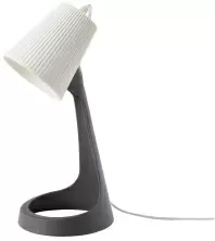 Настольная лампа IKEA Svallet, темно-серый/белый