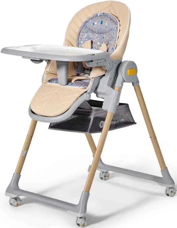 Scaun de masă KinderKraft Lastree, bej