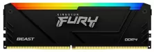 Оперативная память Kingston Fury Beast RGB 8GB DDR4-3733MHz, CL19, 1.35V