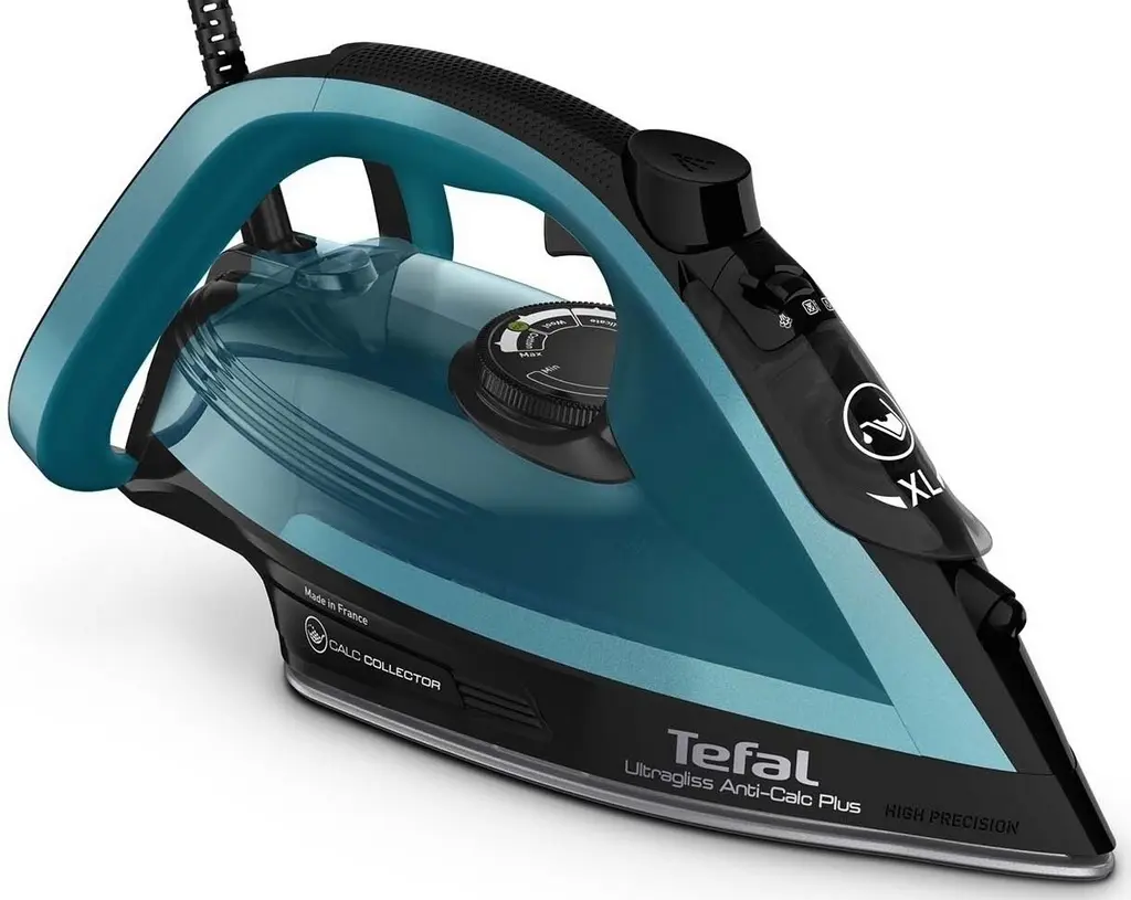 Fier de călcat Tefal FV6832E0, negru/albastru