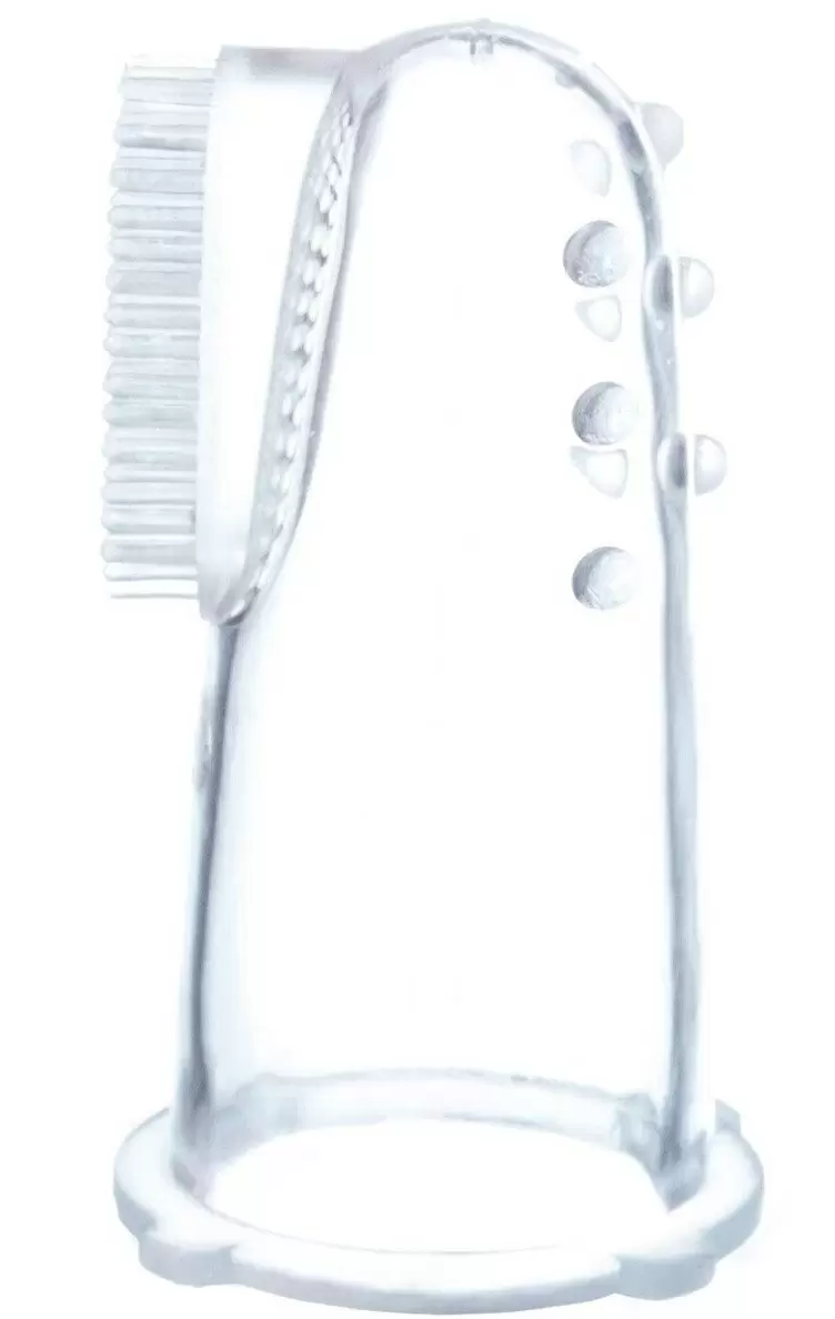 Массажная щетка для десен и первых зубов Akuku A0265, розовый