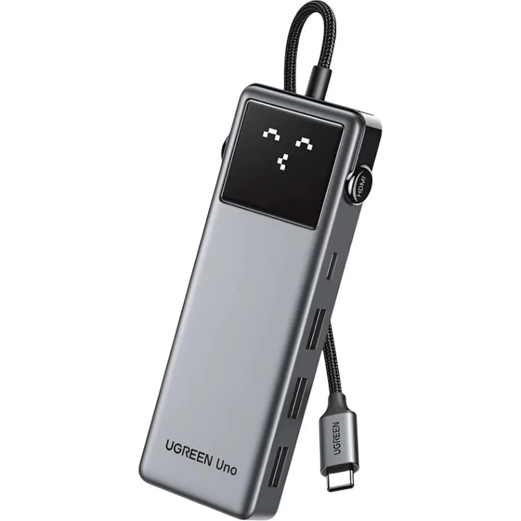 Разветвитель Ugreen 6in1 USB-C CM888, серый на tehnoparc.md Разветвитель Ugreen 6in1 USB-C CM888, серый