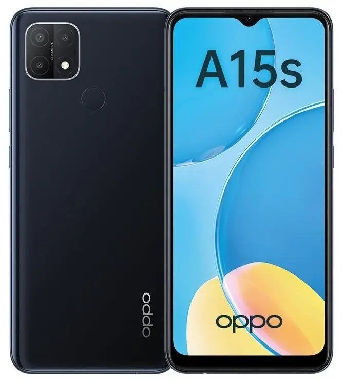 Smartphone Oppo A15s 4GB/64GB, negru
