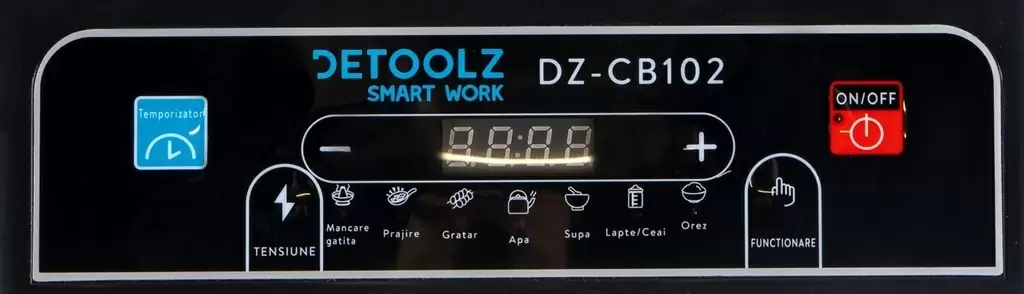 Настольная плита Detoolz DZ-CB102, черный