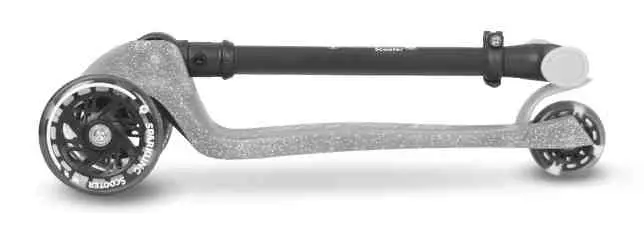 Trotinetă Qplay Sparkling, roz