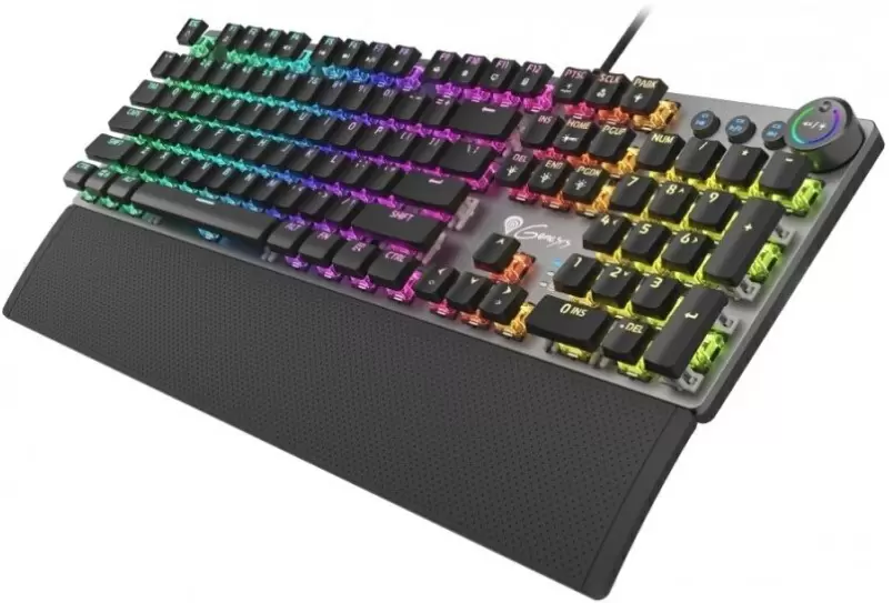 Клавиатура Genesis Thor 401 RGB (US), черный/серый