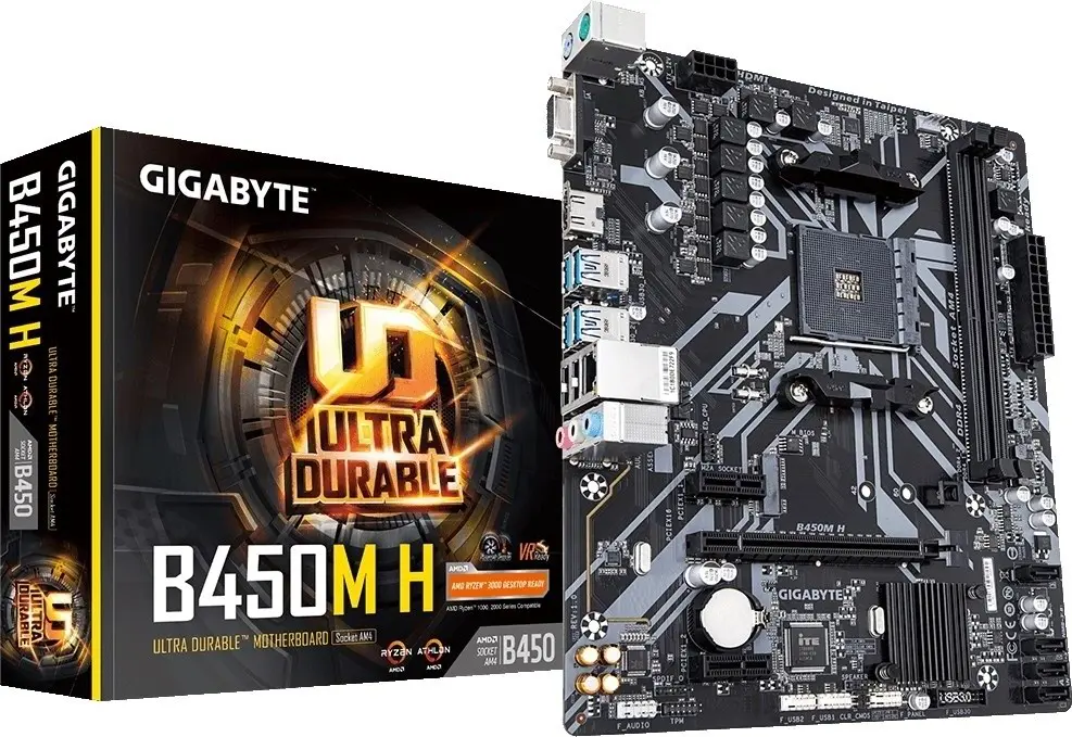Placă de bază Gigabyte B450M H 1.0