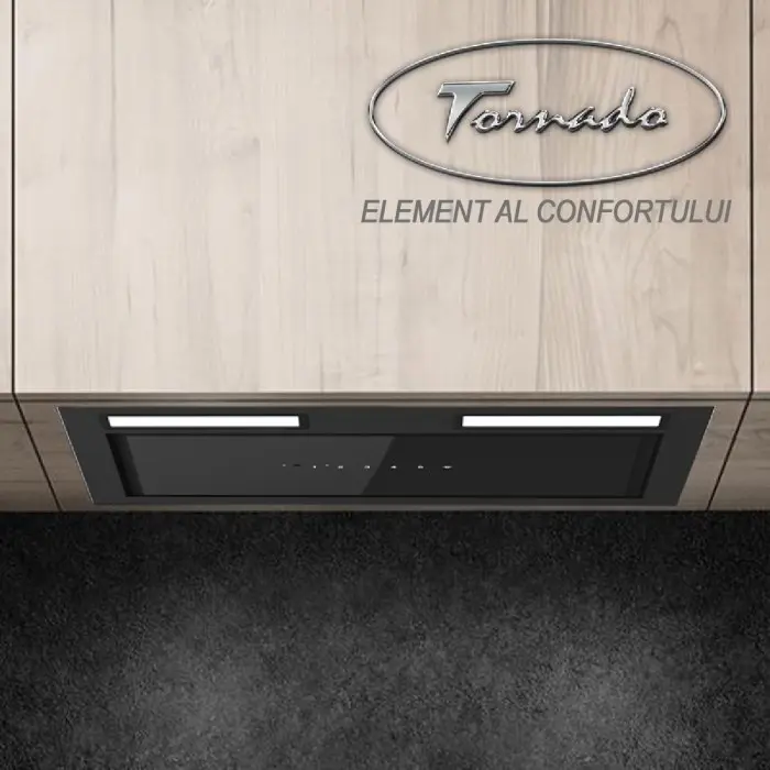 Hotă Tornado Modul Touch Free 800 (52) BL, negru