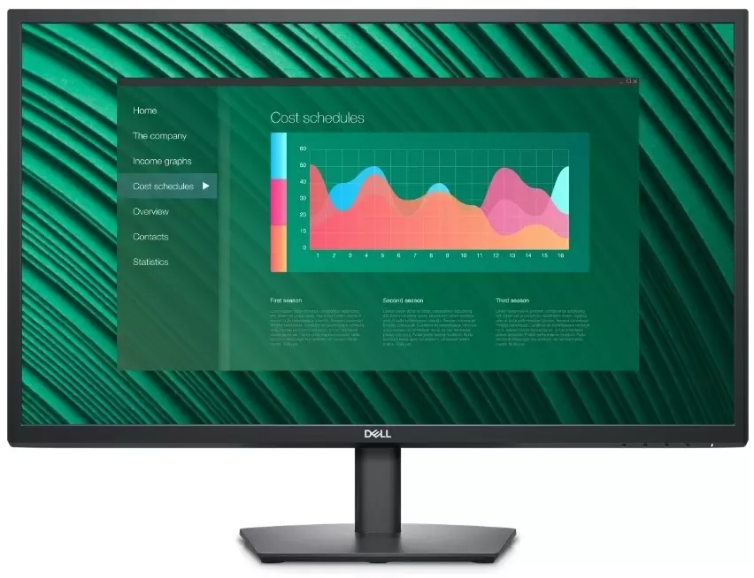 Монитор Dell E2723H, черный