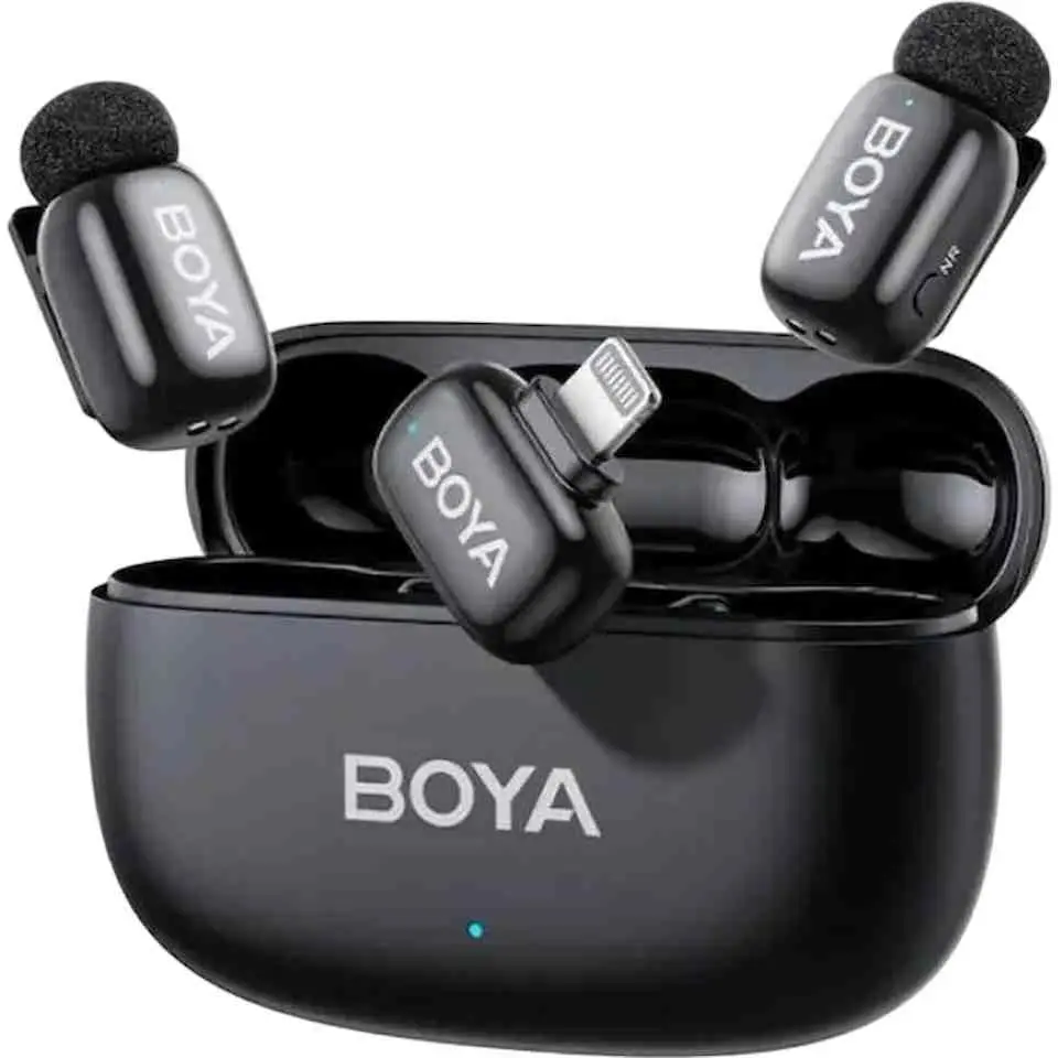 Microfon Boya Mini 2-03, negru