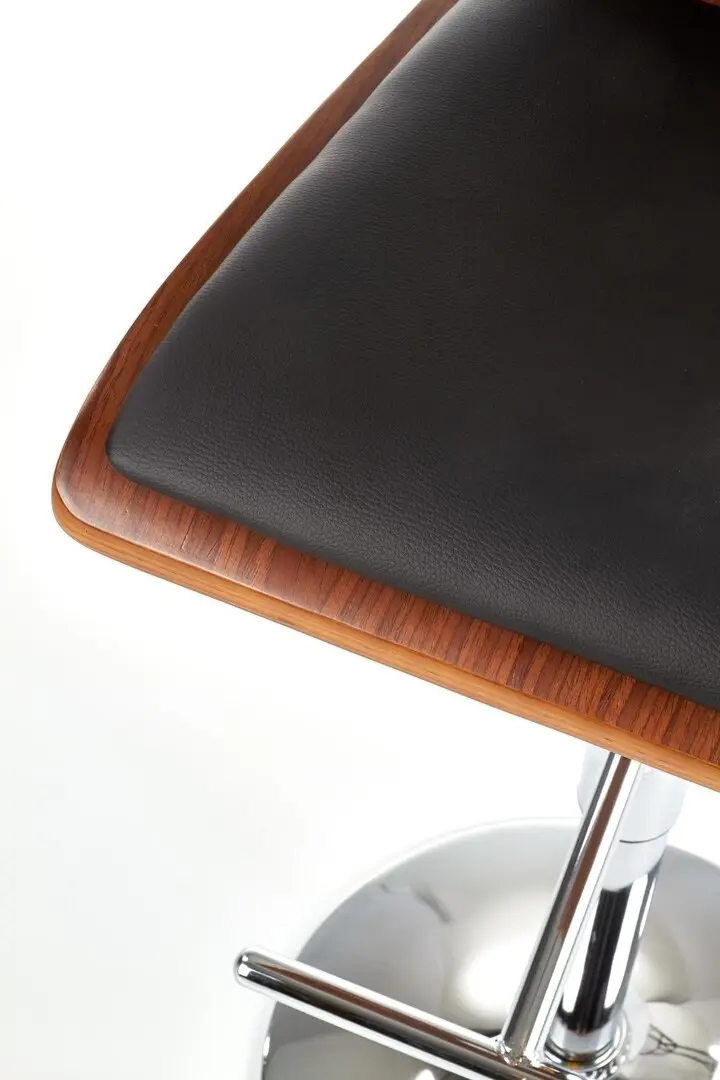 Scaun pentru bar Halmar H34, nuc/negru