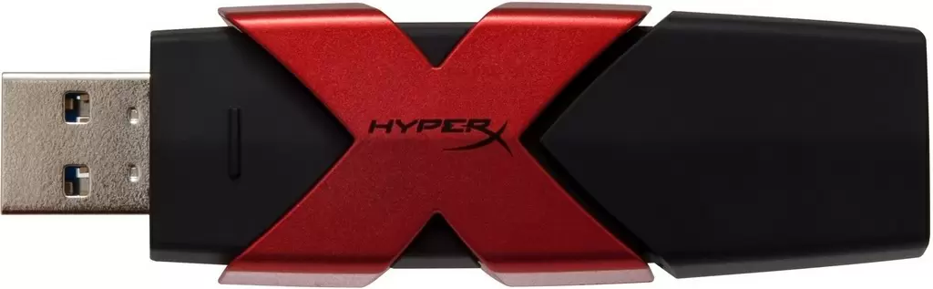 Flash USB Kingston HyperX Savage 256GB, negru/roșu