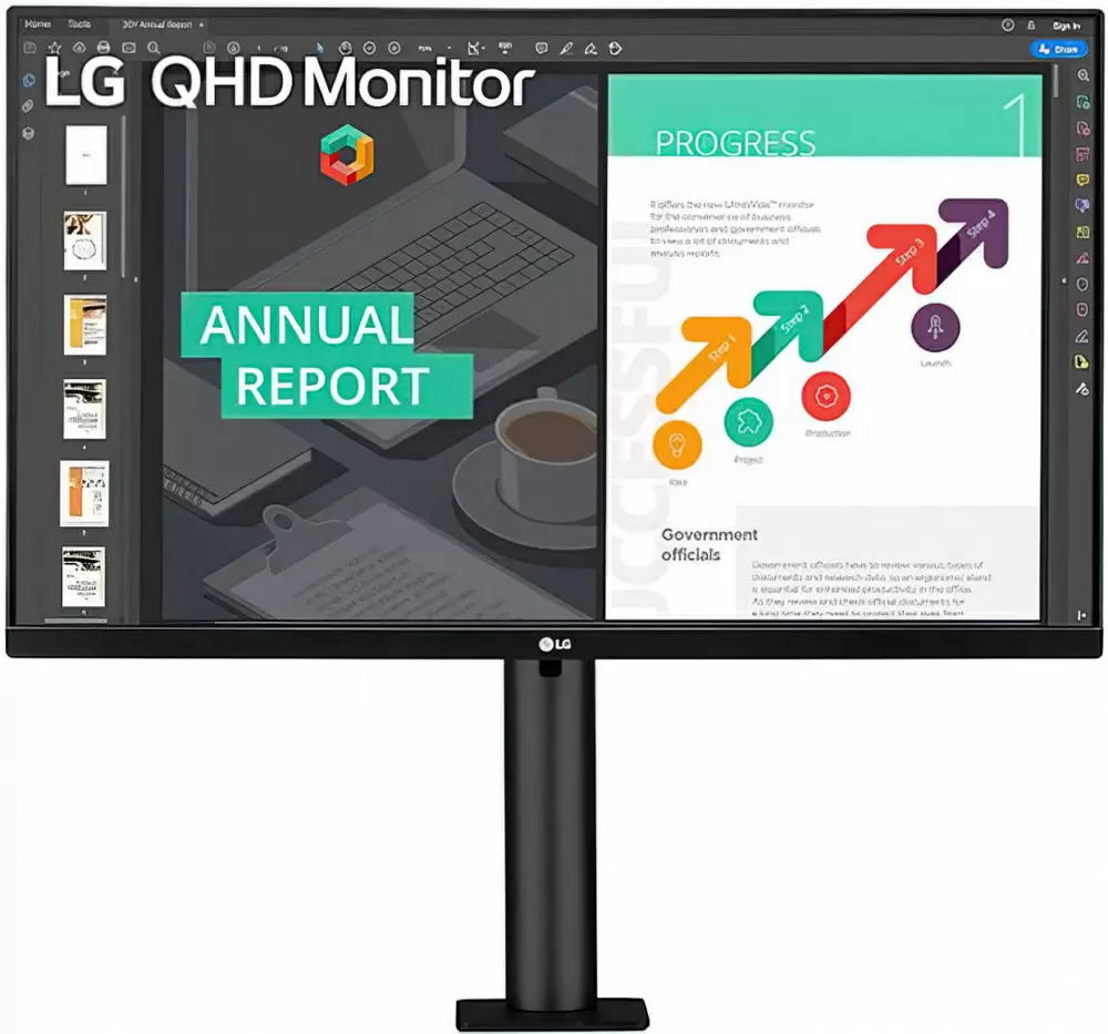 Монитор LG 27QN880-B, черный