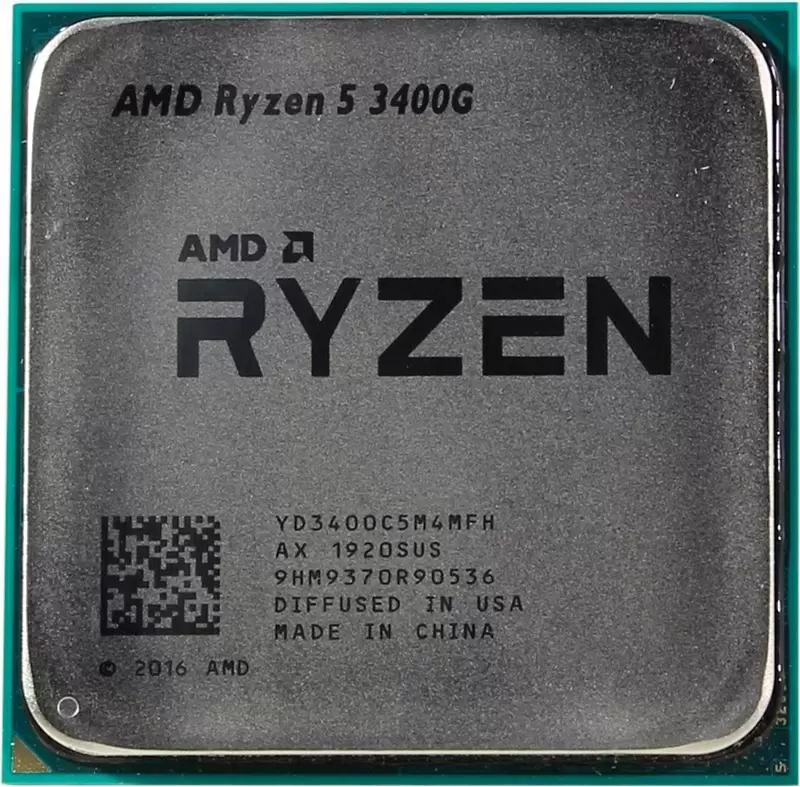 Процессор AMD Ryzen 5 Picasso 3400G, OEM+Cooler