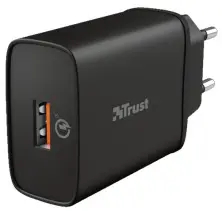 Încărcător Trust Qmax 18W, negru pe tehnoparc.md Încărcător Trust Qmax 18W, negru