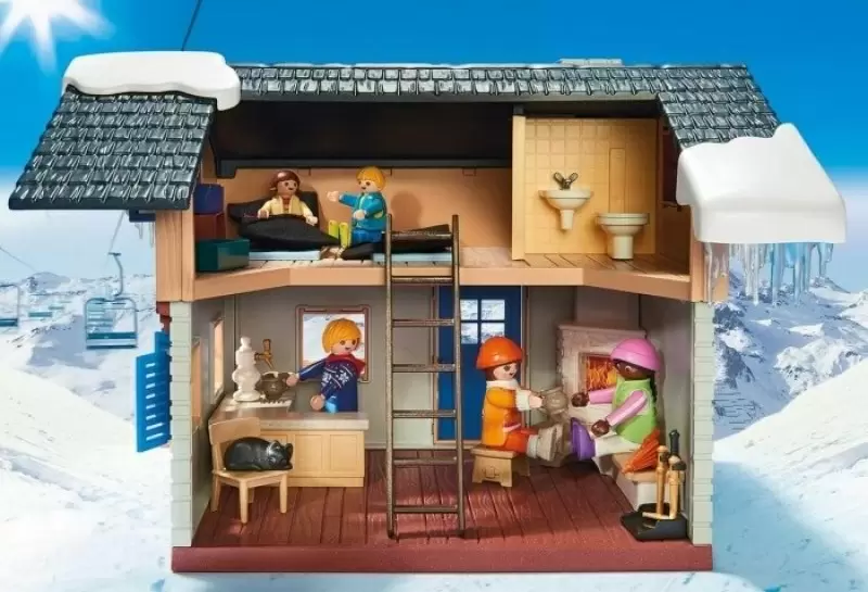 Set jucării Playmobil Ski Lodge