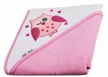 Полотенце для детей Akuku A1243 100x100см, розовый