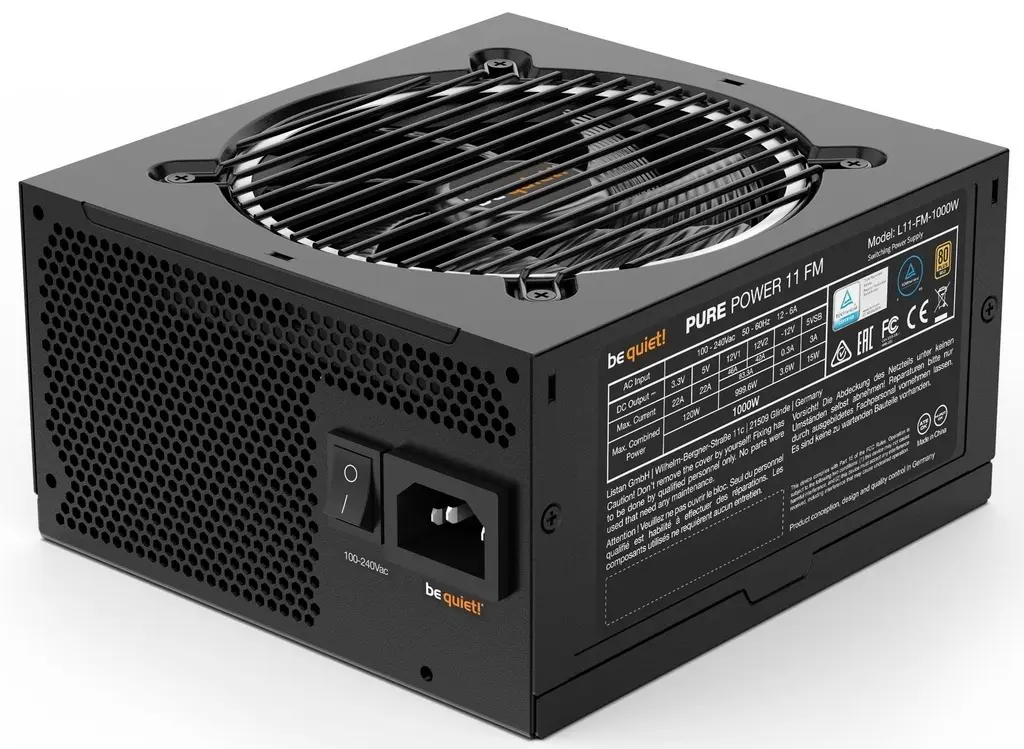 Sursă de alimentare Be quiet Pure Power 11 FM 1000W Gold