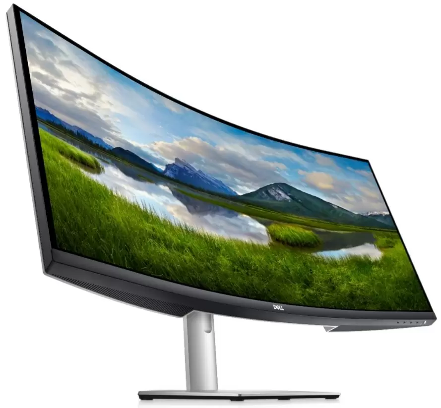 Monitor Dell S3422DW, negru/argintiu