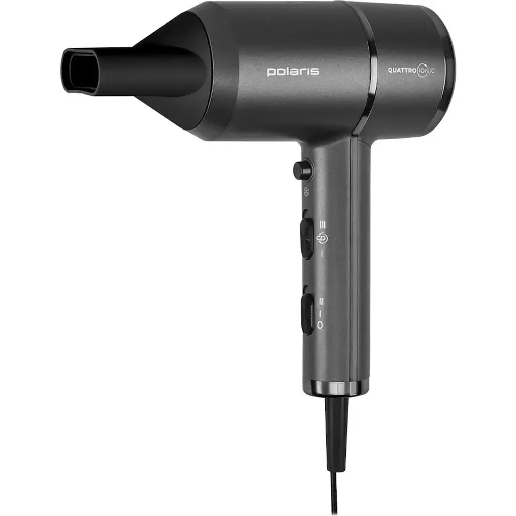 Фен Polaris PD2044Ti Quattro Ionic Graphite, серый