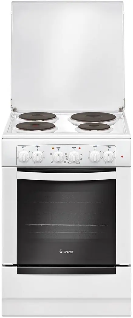 Aragaz electric Gefest 6140-01, alb pe tehnoparc.md Aragaz electric Gefest 6140-01, alb