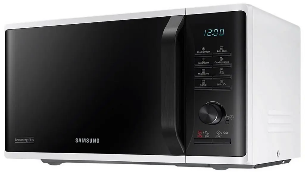 Cuptor cu microunde Samsung MG23K3515AW/OL, alb/negru pe tehnoparc.md Cuptor cu microunde Samsung MG23K3515AW/OL, alb/negru