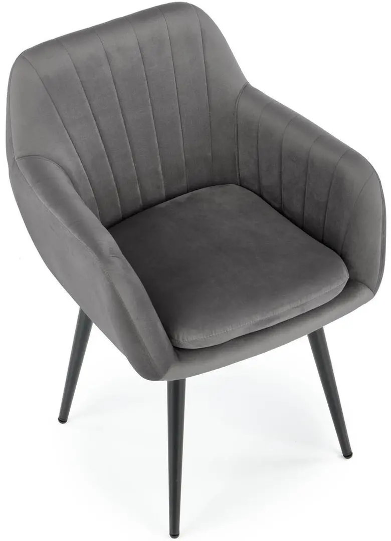 Scaun Halmar K429, gri/negru